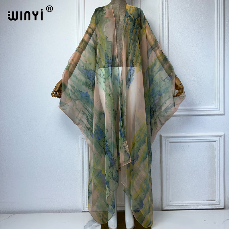 Cover Up Kaftan - 2023 WINYI Europe Kimono Women Cardigan