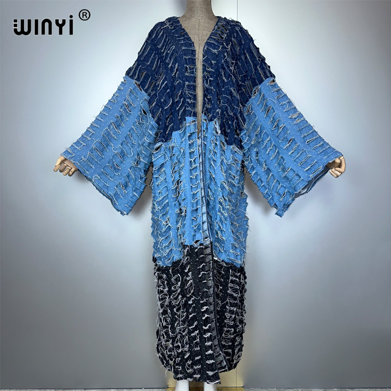 WINYI Kimono Colour Matching D - Cover Up Kaftan recension och pris
