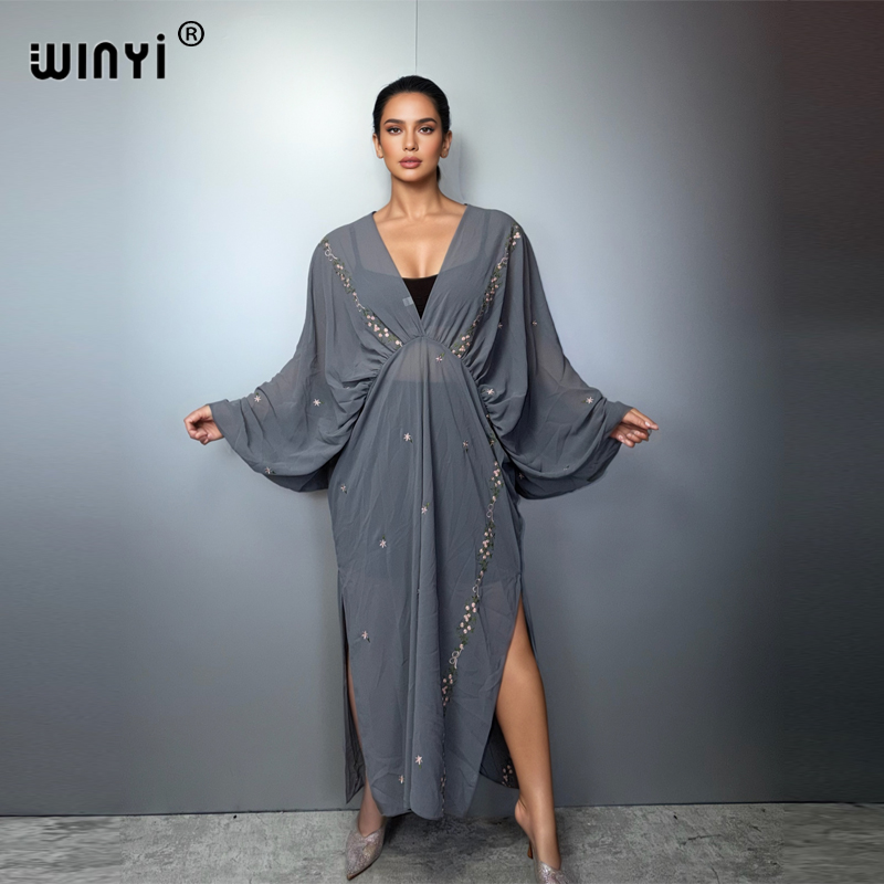WINYI V-neck Women's Kaftan Dr - Cover Up Kaftan recension och pris