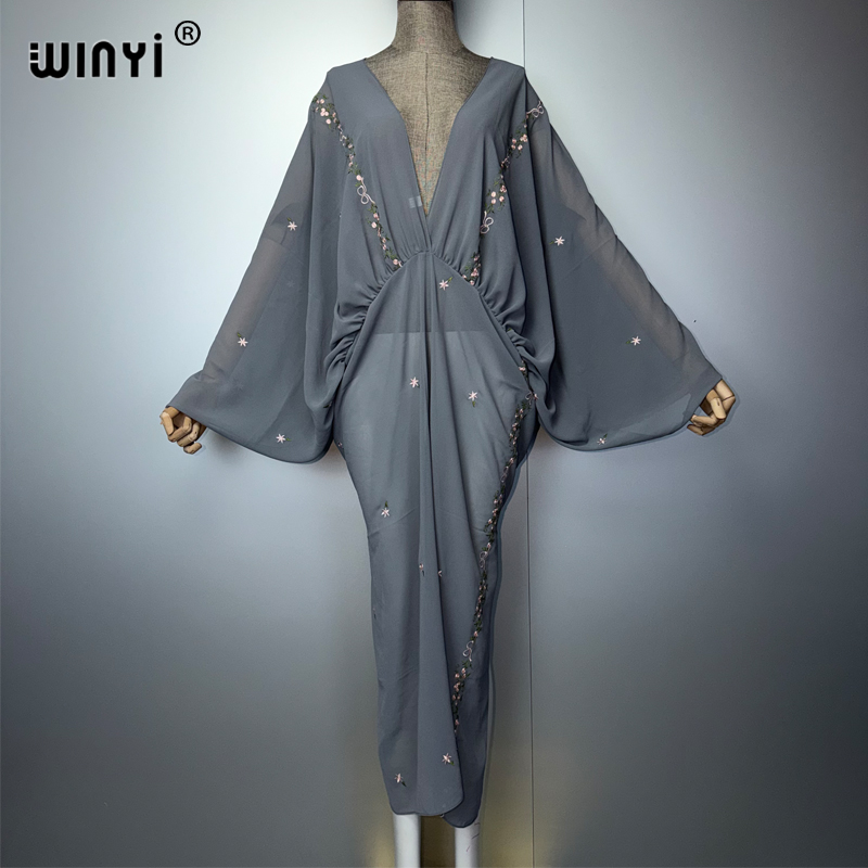WINYI V-neck Women's Kaftan Dr - Cover Up Kaftan recension och pris