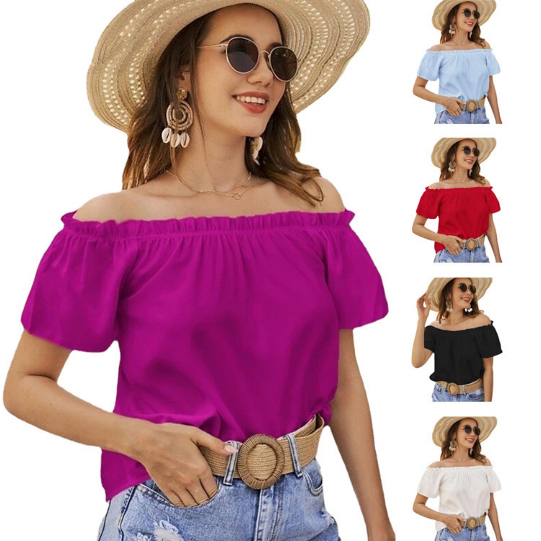 Summer Off Shoulder Blouse For - Blouse Off Shoulder recension och pris