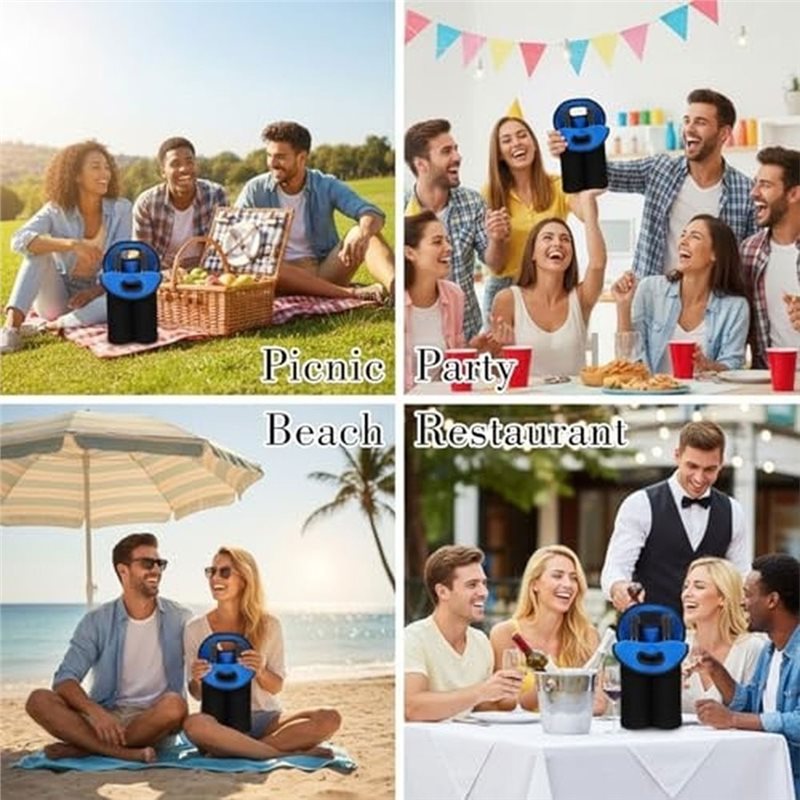 AAAN-Wine Carrier Tote Bags, F - Tote Bag Beach recension och pris