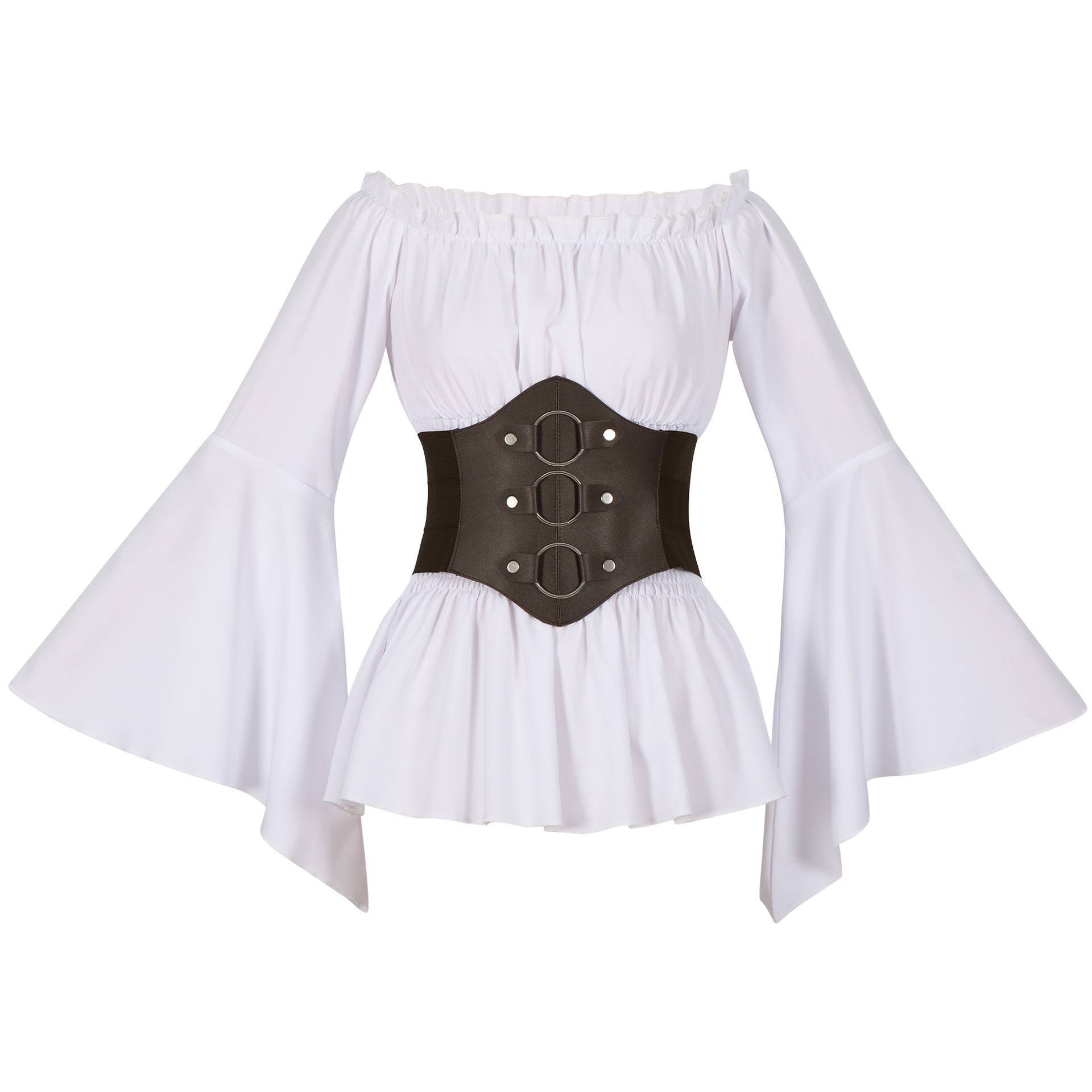 Medieval Victorian Pirate Shir - Blouse Off Shoulder recension och pris