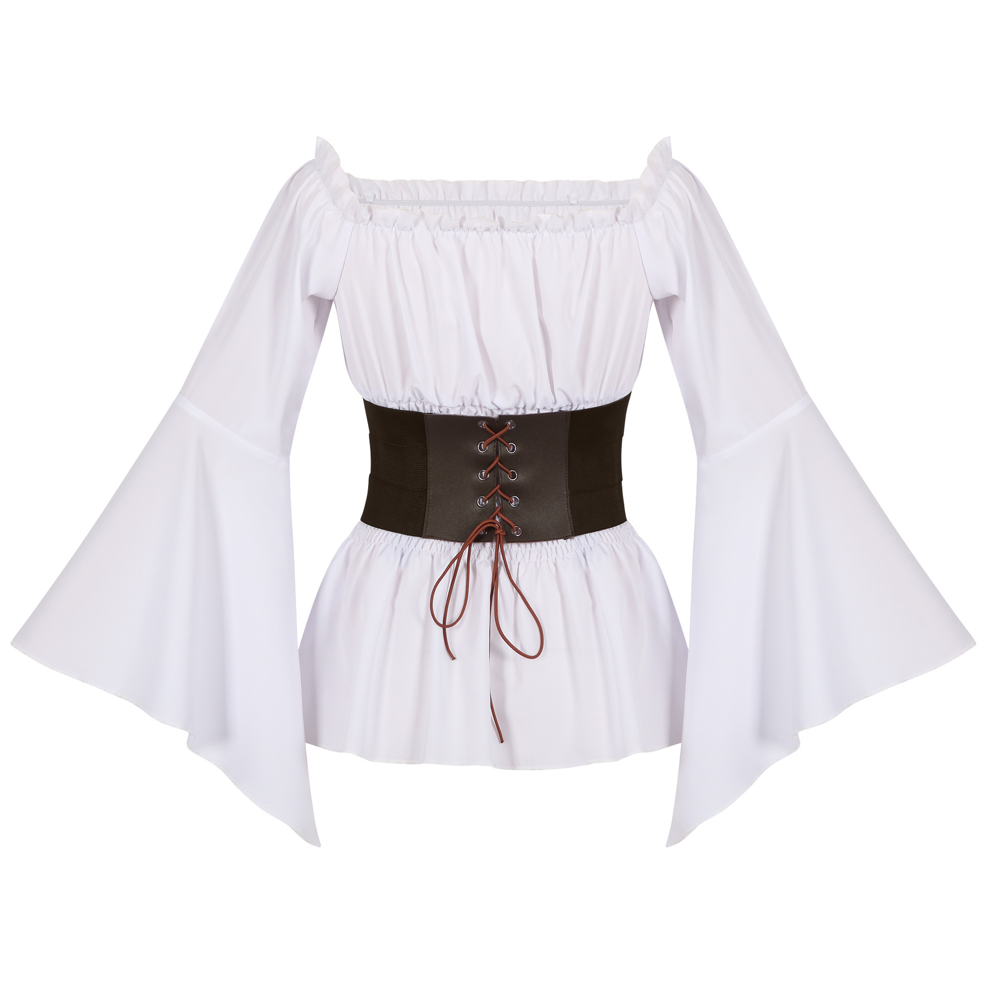 Medieval Victorian Pirate Shir - Blouse Off Shoulder recension och pris