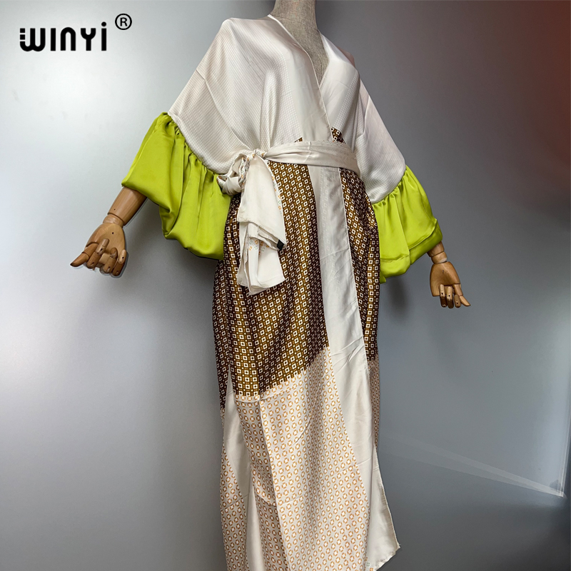 WINYI Summer Kimono Party Dres - Cover Up Kaftan recension och pris