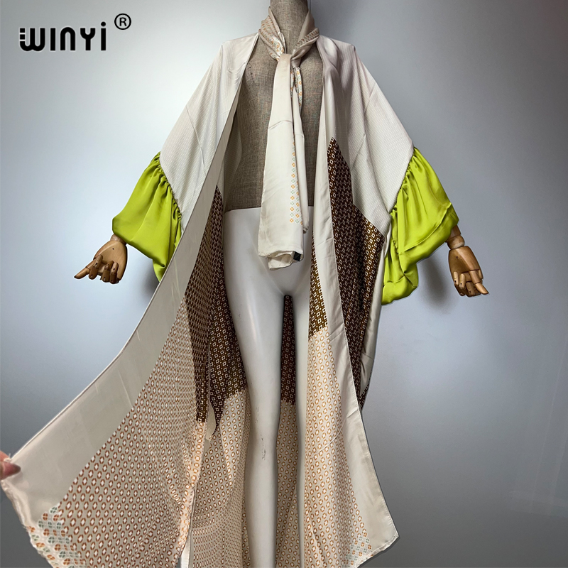 WINYI Summer Kimono Party Dres - Cover Up Kaftan recension och pris