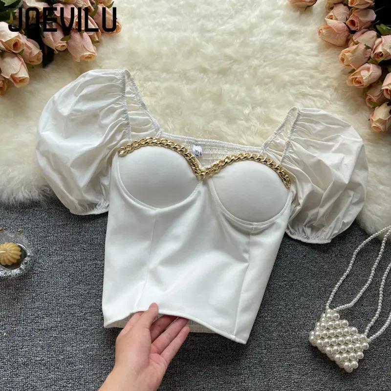 Belly Button Shirt Chic Chain  - Blouse Off Shoulder recension och pris