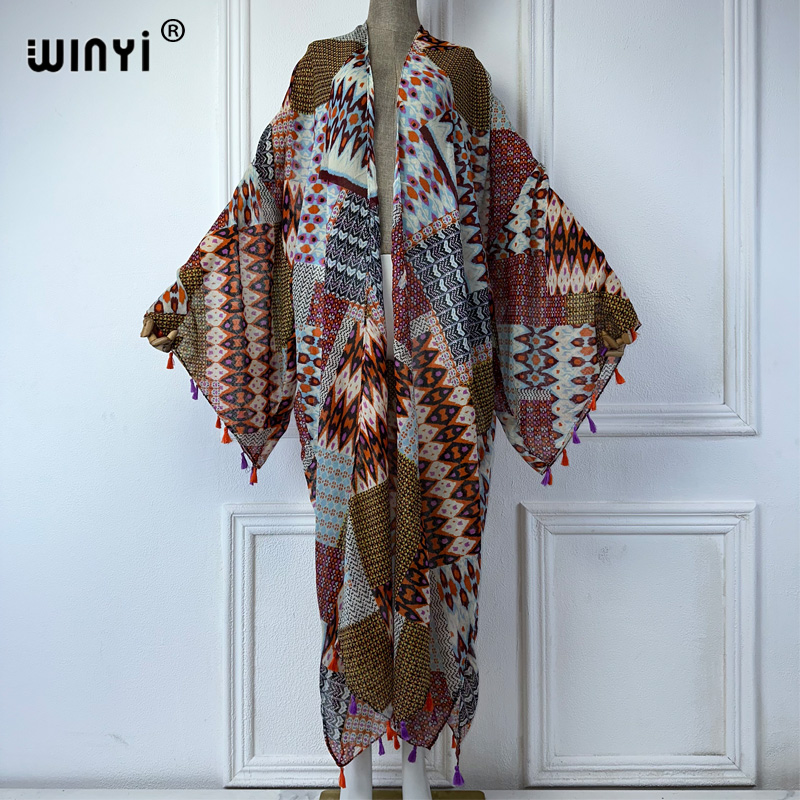 WINYI summer outfit kimono afr - Cover Up Kaftan recension och pris